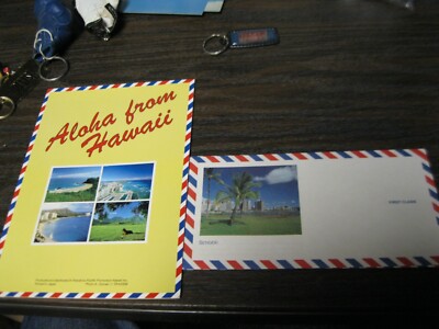 New Aloha From Hawaii  20pc Stationary Letter (13) sheets & envelope (3) Set