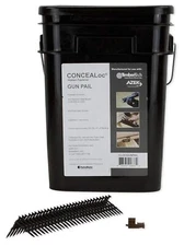 TimberTech Concealoc Hidden Fastener. 500 Sq-Ft Gun Pail 900 Clips 930 Screws