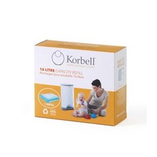 Korbell doublures poubelle à couches 16L 19L 9L 3 pièces valeur Bio HQ