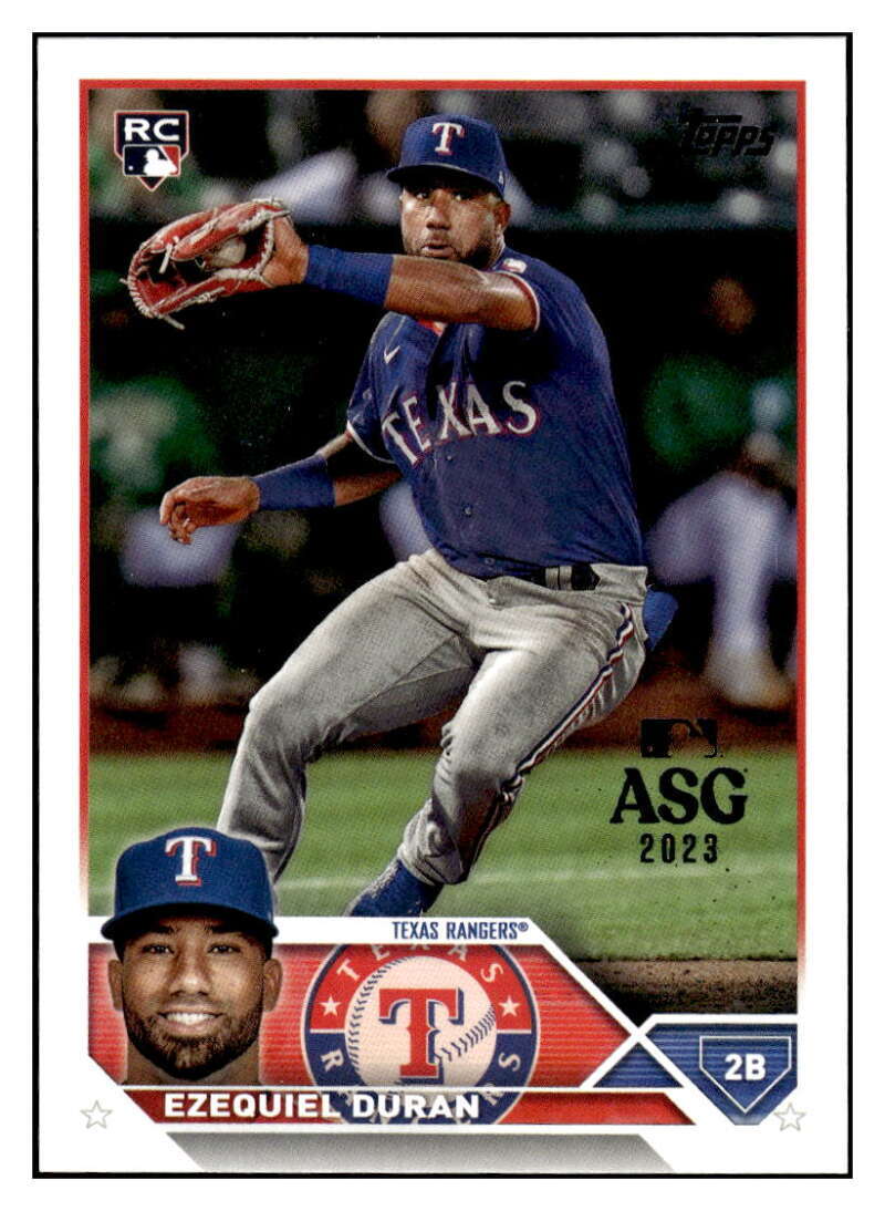 Ezequiel Duran RC 2023 Topps All Star Game #286 ROOKIE MLB Rangers ID:74244
