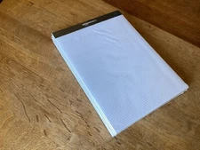 Amazon Basics Paper Pad Quad Ruled 8.5”x11.75” 4 Packs of 100