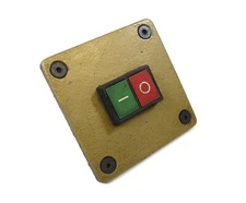 Powermatic NV130 Edge Sander Power Switch and Plate Assembly