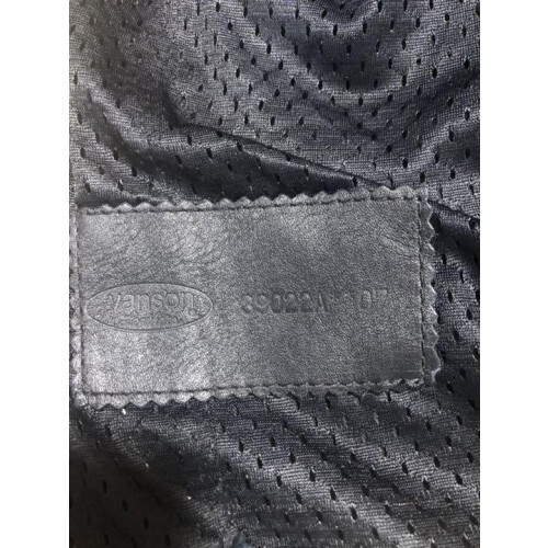 VANSON × SUZUKI Motorcycle Jacket Size:2XL Nylon,Leather VG limited From JAPAN - Picture 5 of 12