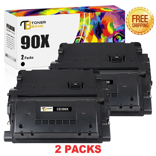 2x 90X CE390X Toner Compatible With HP 