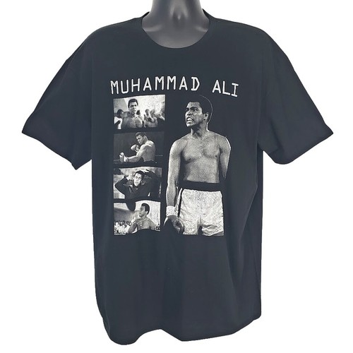 T-shirt Muhammad Ali 'Greatest Of All Time' – Noir, 100% Coton, Taille XXL Neuf Avec étiquettes