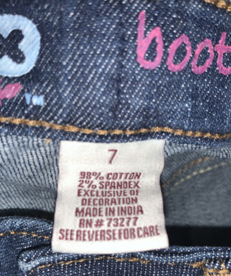 Jean Bootcut Fille SO – Taille 8 (régulier) – Denim Bleu, Moyen Délavé, Neuf Avec étiquettes