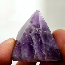 Natural dream Amethyst  quartz pyramid  crystal point healing 30mm+ 1PC