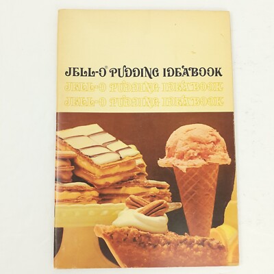 Jello Pudding Recipes Ideabook 1st Edition Jell-O Cookbook Paperback Vtg 1968