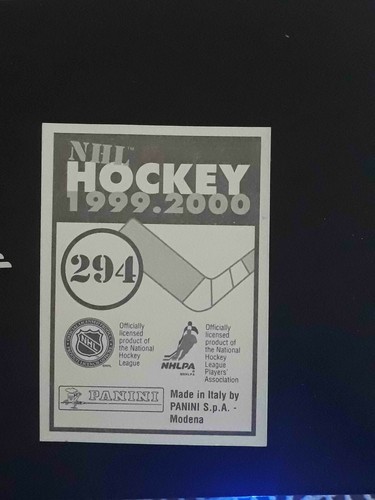 Panini NHL Hockey 1999 2000 99 00 ELIGE CUALQUIER PEGATINA CASI NUEVA/COMO NUEVA #201-360# - Imagen 173 de 297