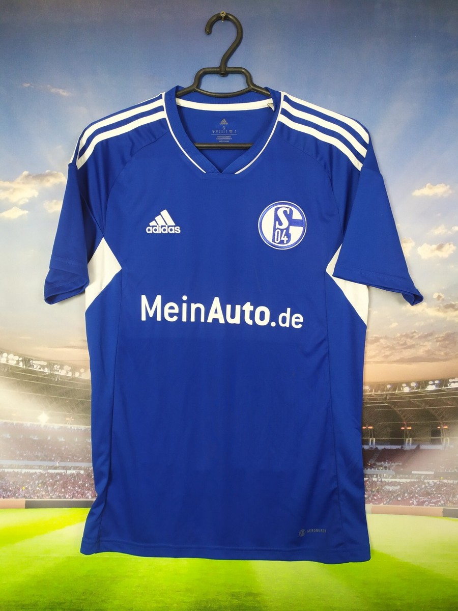 Schalke 04 アディダス 半袖シャツ Schalke 04 Jersey Home Football Shirt 2022 - 2023 Blue