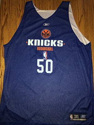 New York Knicks #50 NBA Reebok Team Issued Practice Jersey