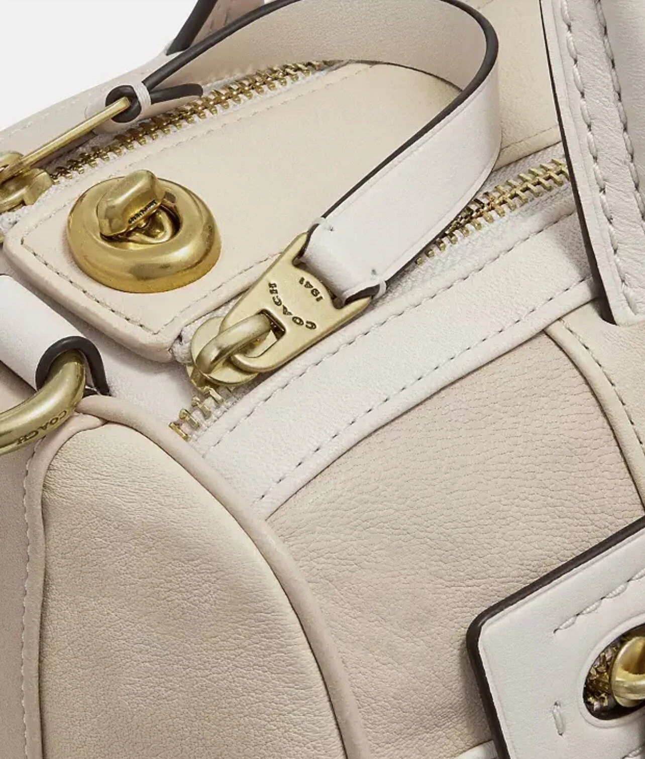 COACH 1941 Colorblock Borsa a tracolla Borsa a mano Avorio Multi