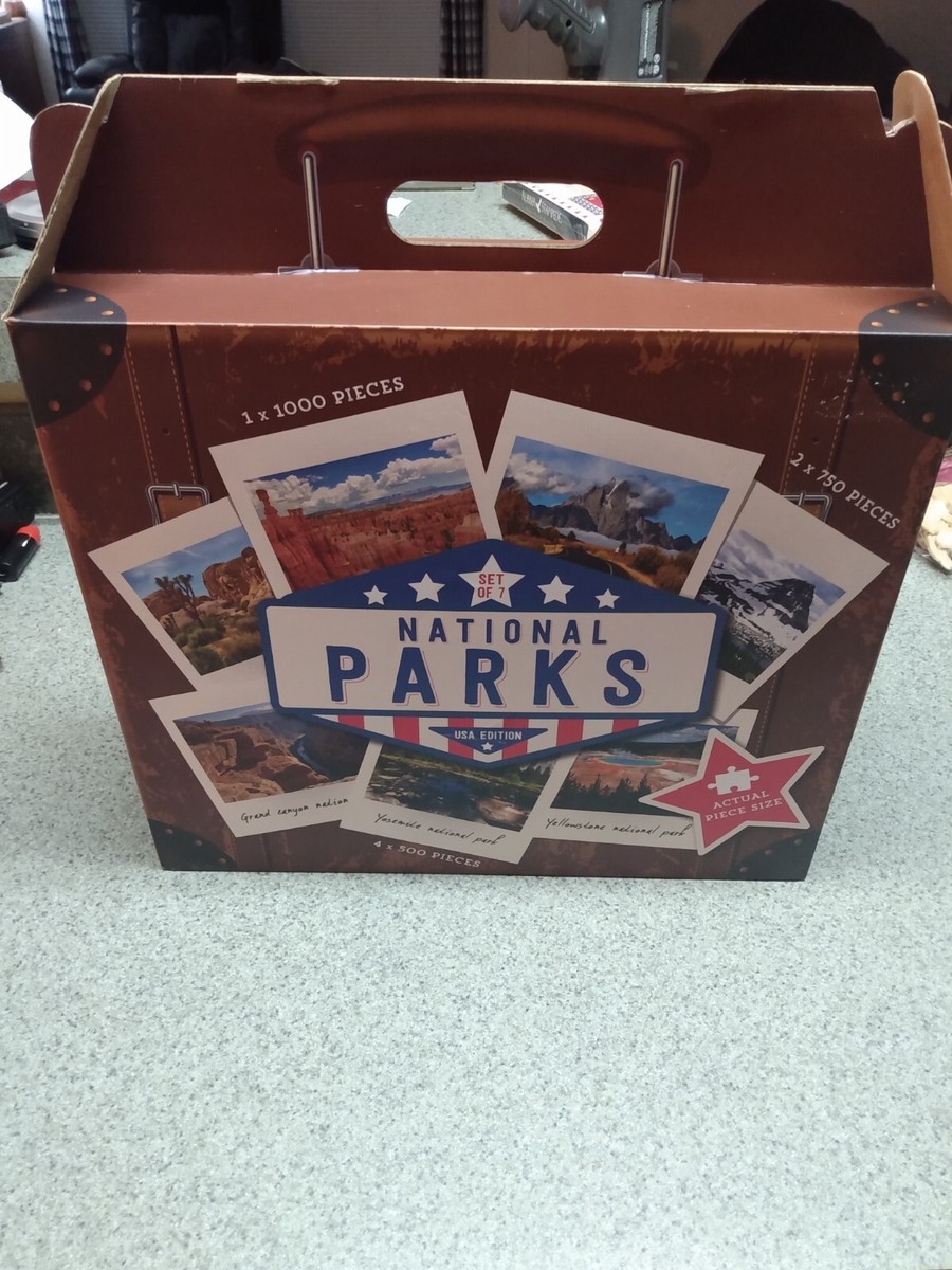 National Parks Set Of 7 USA Edition Jigsaw Puzzles | eBay