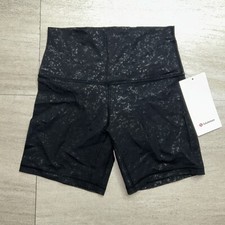 Lululemon Align HR Short 6  - Formulate Emboss Black Size 6 NWT 