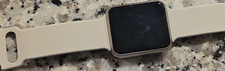 iTouch Air 4 Smartwatch 41mm Gold Aluminum Case, White Silicone Band