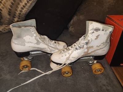 Roller Derby Skates Sz 5 Sure-Grip Super X5L X5r Powell Bones Competition White