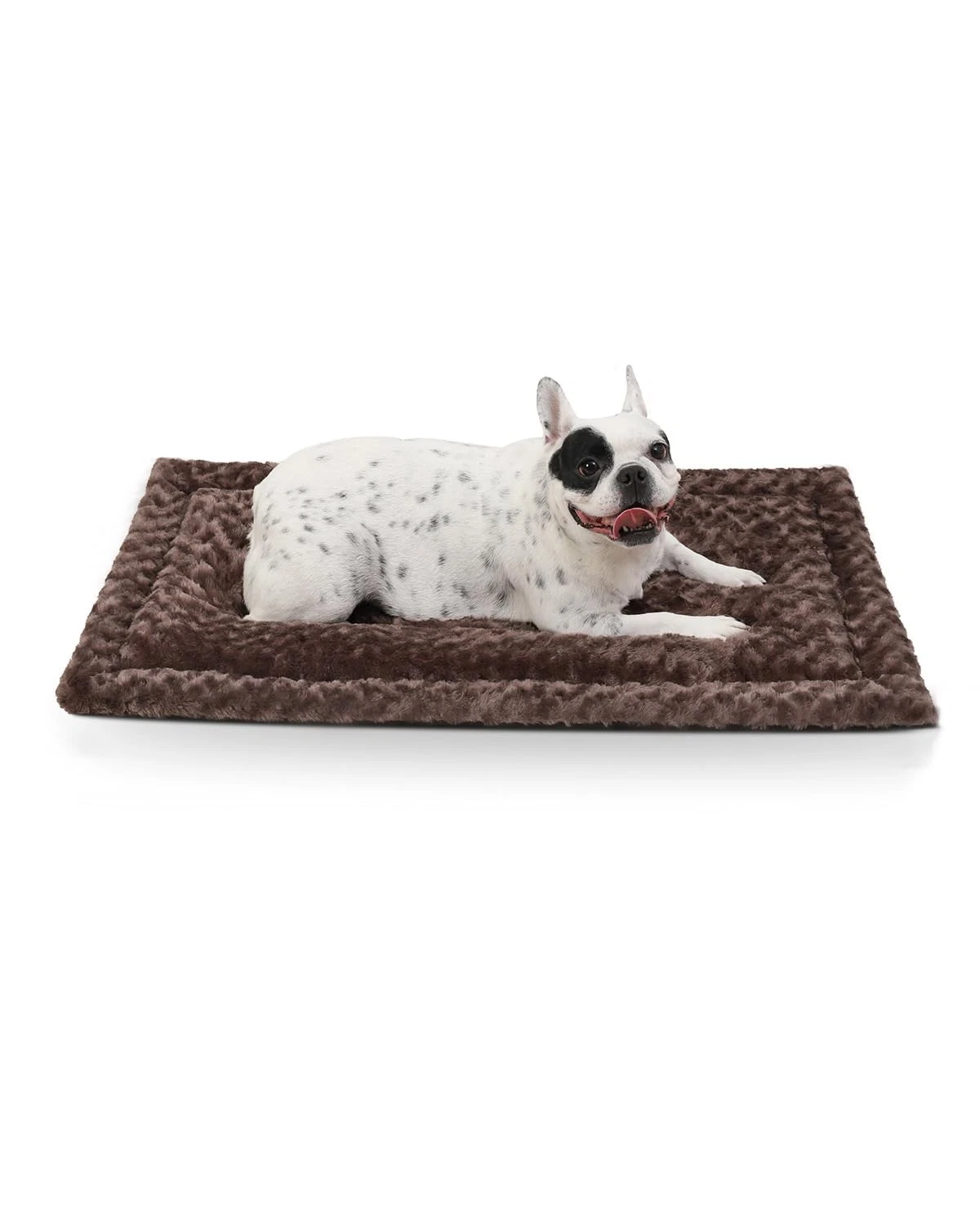 Washable Dog Bed Mat Dog Crate Pad Soft Fluffy Pet Kennel Beds Dog Sleeping M...