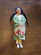 Male Bully Good Skookum Doll With Green Blanket With Steps