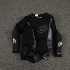 Troy Lee Designs Shirt Medium Youth Black Padded Protective MTB BMX 7855-HW