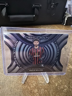 Philip Billing Panini Obsidian 2023-24 Tunnel Vision Die Cut 23/49 Bournemouth