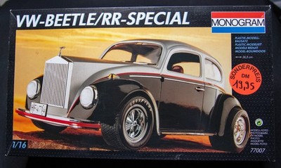 Monogram VW Beetle RR Special   Custom Car George Barris Maßstab 1:16 ungebaut