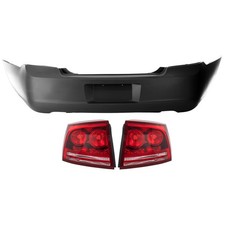 Bumper Cover Rear For Dodge Charger 2006-2008