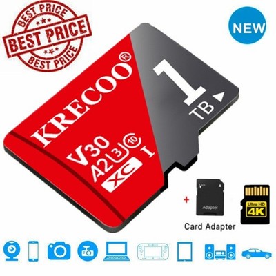 Universal Ultra Micro SD Card 1TB Memory Card TF Class10 for Smartphones Tablets