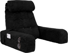 Reading Pillow for Bed Sitting Up, Bed Rest Back Support Pillow