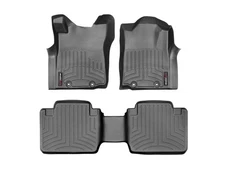 WeatherTech FloorLiner for 2012-2015 Toyota Tacoma - 1st & 2nd Row, Black