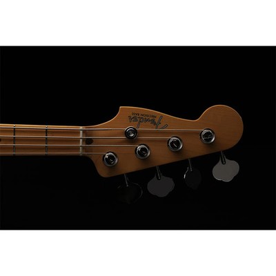 Fender J Precision Bass Maple Fingerboard Black Gold made in japan