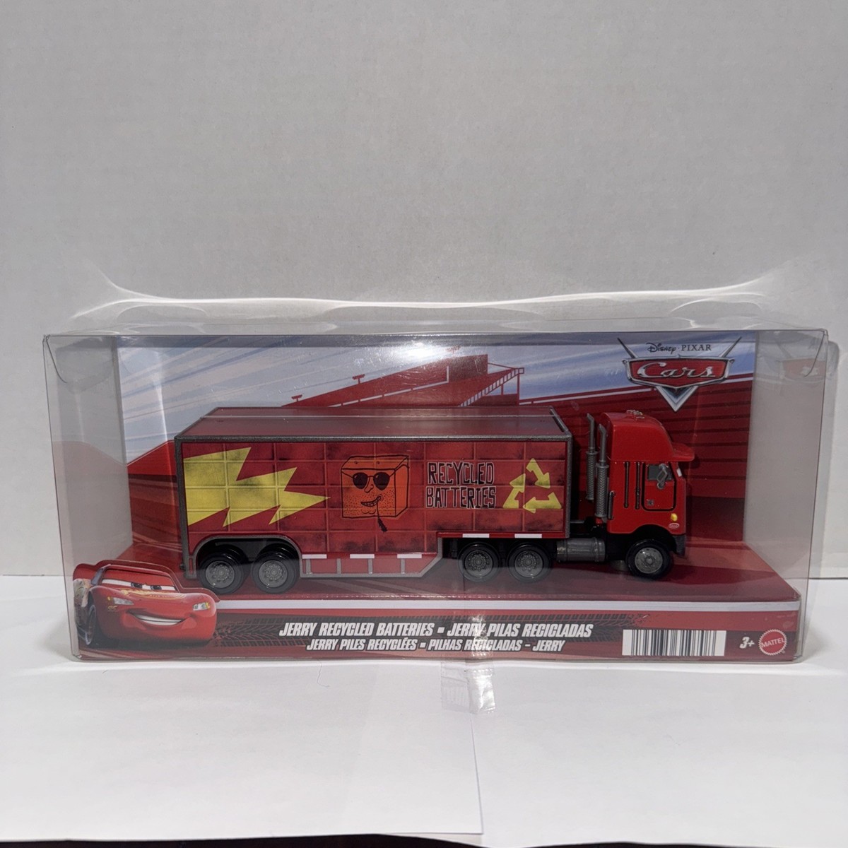 NEW Disney Pixar The World of Cars Jerry Recycled Batteries Semi
