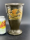 Roseville Brown Panel 9” Vase In Excellent Mint Condition