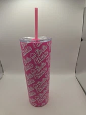 New Dragon Glassware Barbie Collection Insulated Stainless Steel Tumbler 20 Oz
