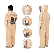 XL Bee Suit with Glove and Veil Hood