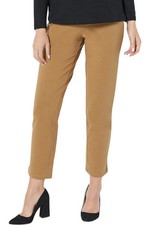 Susan Graver Weekend Premium Stretch Slim Leg Pant Sweet Caramel