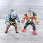 Vintage Original 1988 Bebop & Rocksteady Teenage Mutant Ninja Turtles Figures
