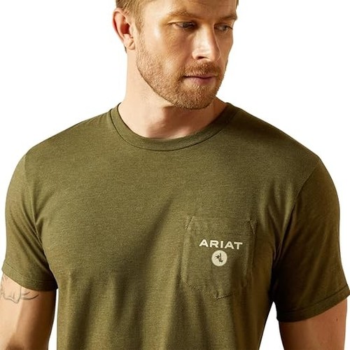 ARIAT Men's Roped Diamond T-Shirt -62414 - Picture 5 of 5