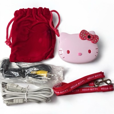 Sanrio Hello Kitty Face Type Die Cut Digital Camera Pink SANRIO