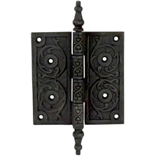 Cast Iron Victorian Steeple Tip Hinge 4 Inch