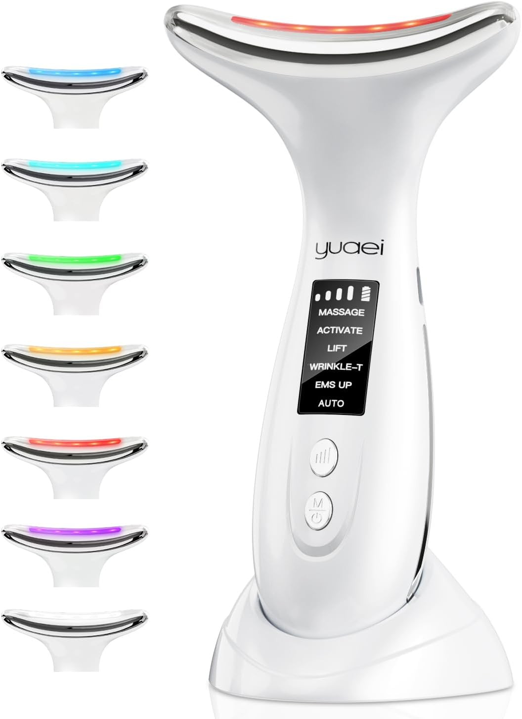 Face Massager Premium Antirughe: Il Lusso della Fototerapia LED 7 C