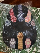 Cat Paw Mouse Pad with Wrist Rest, Black Multicolor, Non-Slip