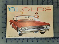 1961 Oldsmobile Brochure Folder Original