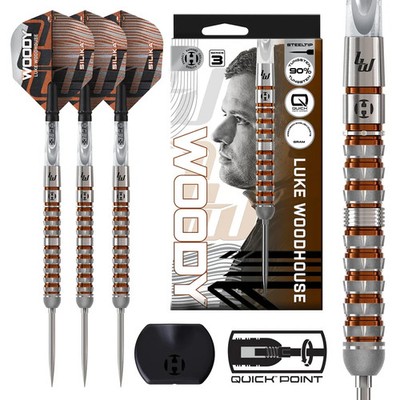 Harrows Luke Woodhouse Series 3 90% Tungsten Darts - Quick Point System 23g