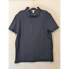 Calvin Klein Men's Size M Dark Sapphire Blue Polo Shirt NWT