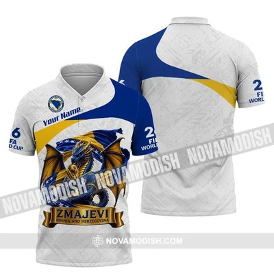 Unisex Shirt - Custom Zmajevi World Cup 2026 3D Polo Shirt HS714