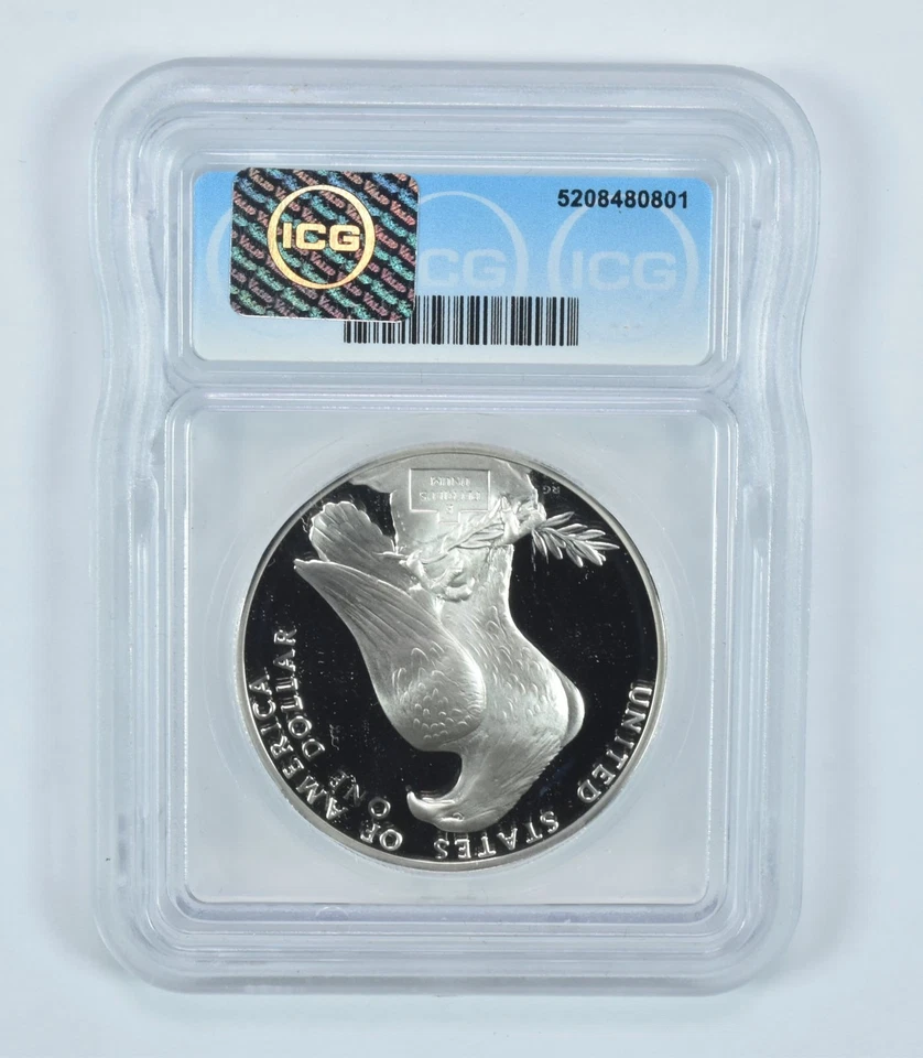 1984-S Olympics Commemorative Silver Dollar PR70 DCAM ICG *9803 - Image 2 of 4