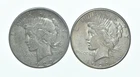 1923-S & 1923-S Peace Silver Dollar $1 Bullion Collection Lot *172
