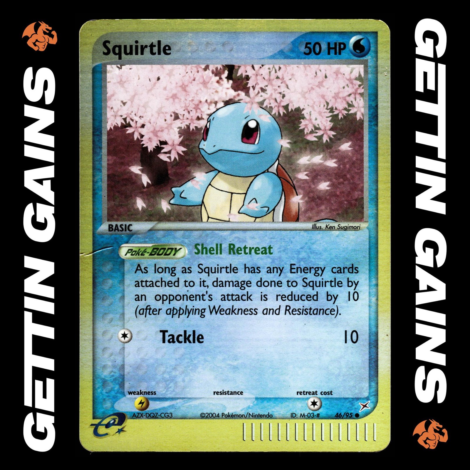 Squirtle - 46/95 - Reverse Holo - Team Magma vs Team Aqua - Pokemon Card - MP