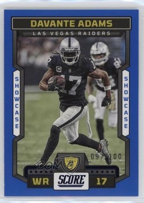 2023 Score Showcase 97/100 Davante Adams #134 fm0