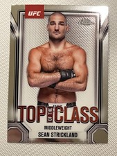 2025 Topps Chrome UFC - Top of the Class Sean Strickland #TTC-5 CHAMP 2026